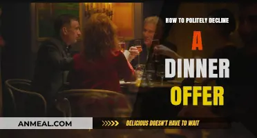Gracefully Declining Dinner Invitations: Polite Ways to Say No