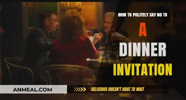 Gracefully Declining Dinner Invites: Polite Ways to Say No