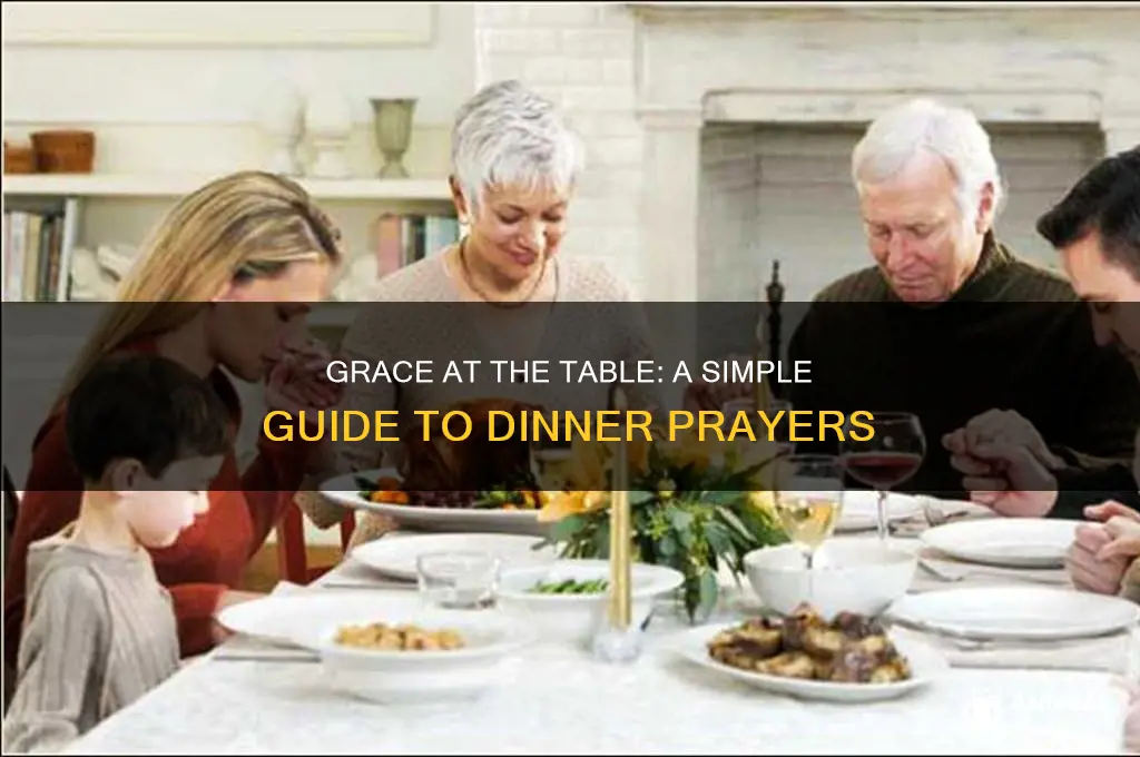 how to pray at dinner