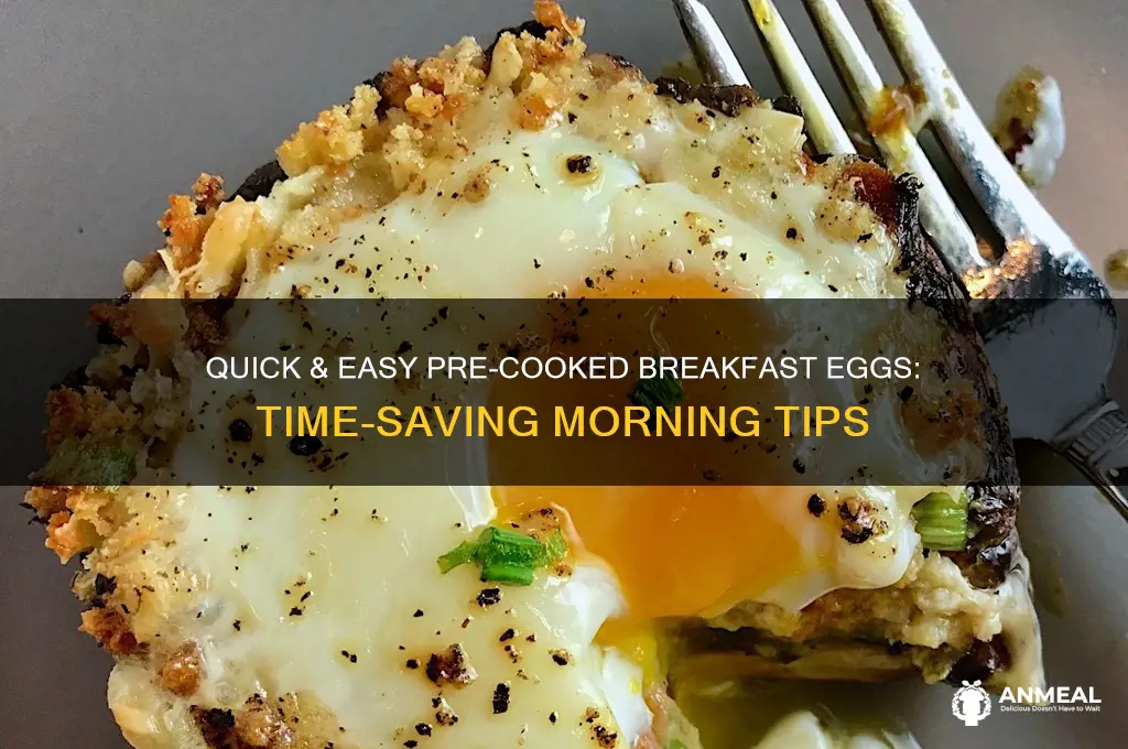 how to pre cook eggs for breakfast