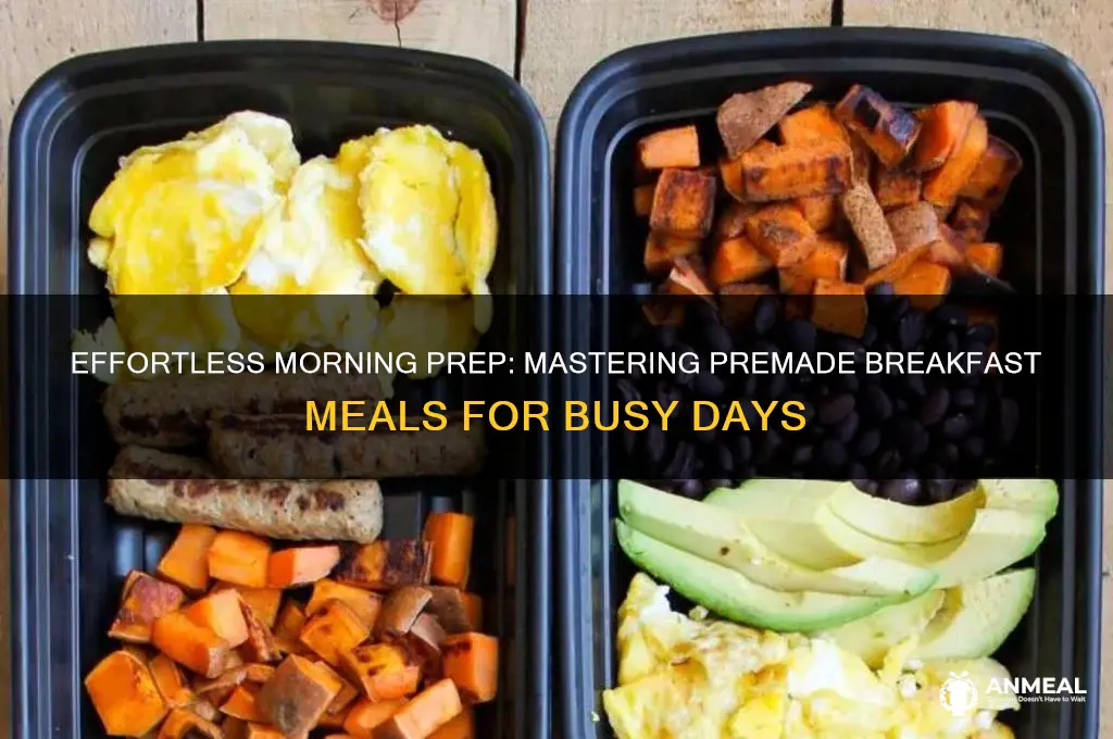 how to premake breakfast meals