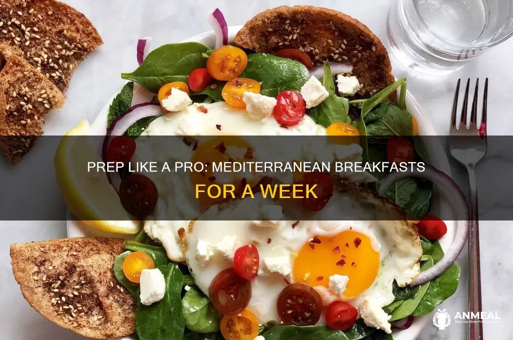 how to prep a week of mediterranean breakfast
