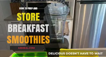 Prep and Store Breakfast Smoothies: Easy Tips for Busy Mornings