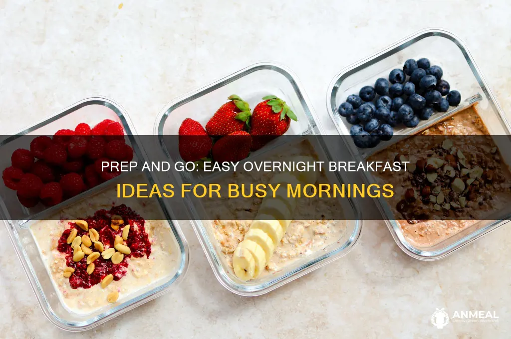 how to prep breakfast overnight