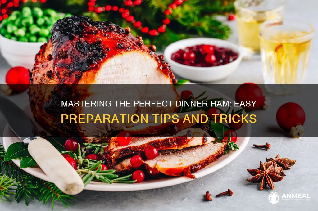 how to prepare a dinner ham