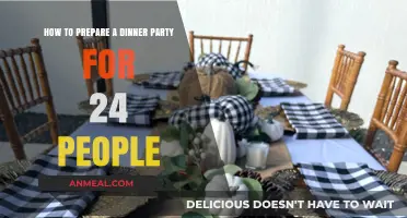 Effortless Dinner Party Planning: Hosting 24 Guests with Ease and Style