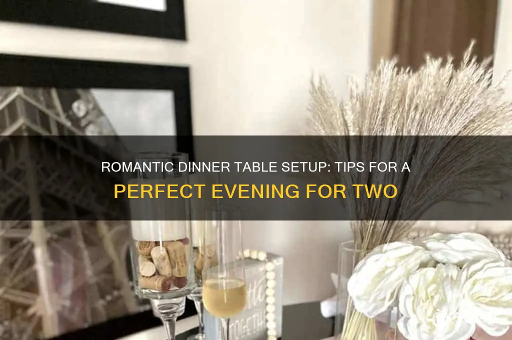 how to prepare a dinner table for two