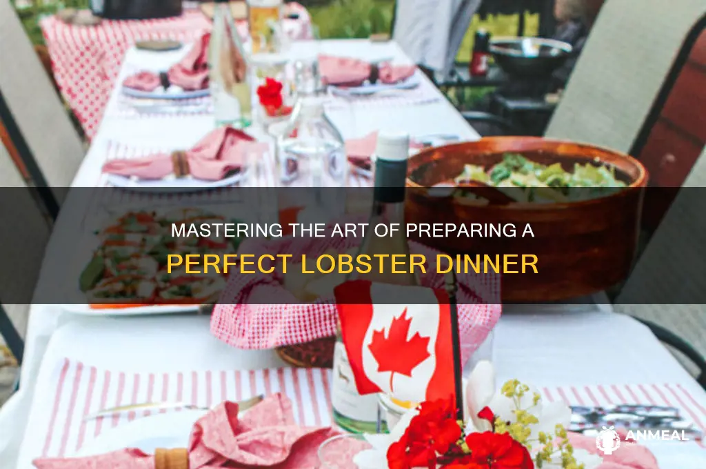how to prepare a lobster dinner