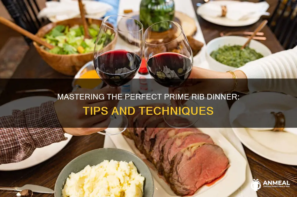 how to prepare a prime rib dinner
