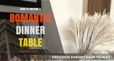 Set the Mood: A Guide to Crafting the Perfect Romantic Dinner Table