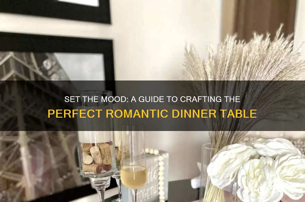 how to prepare a romantic dinner table