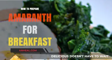 Easy Amaranth Breakfast Prep: Quick, Nutritious Morning Meal Ideas