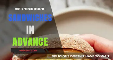 Quick Morning Meals: Prepping Breakfast Sandwiches Ahead of Time