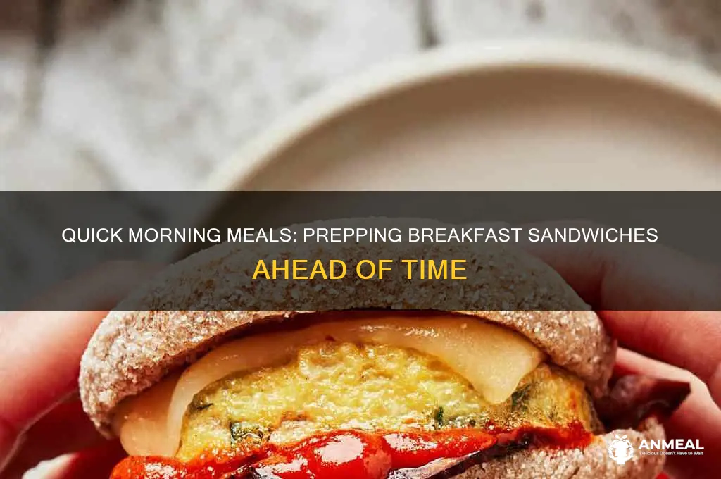 how to prepare breakfast sandwiches in advance