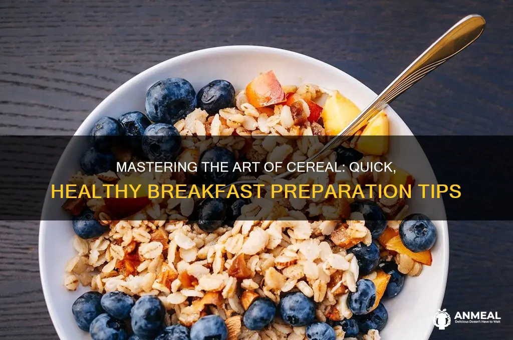 how to prepare cereal for breakfast