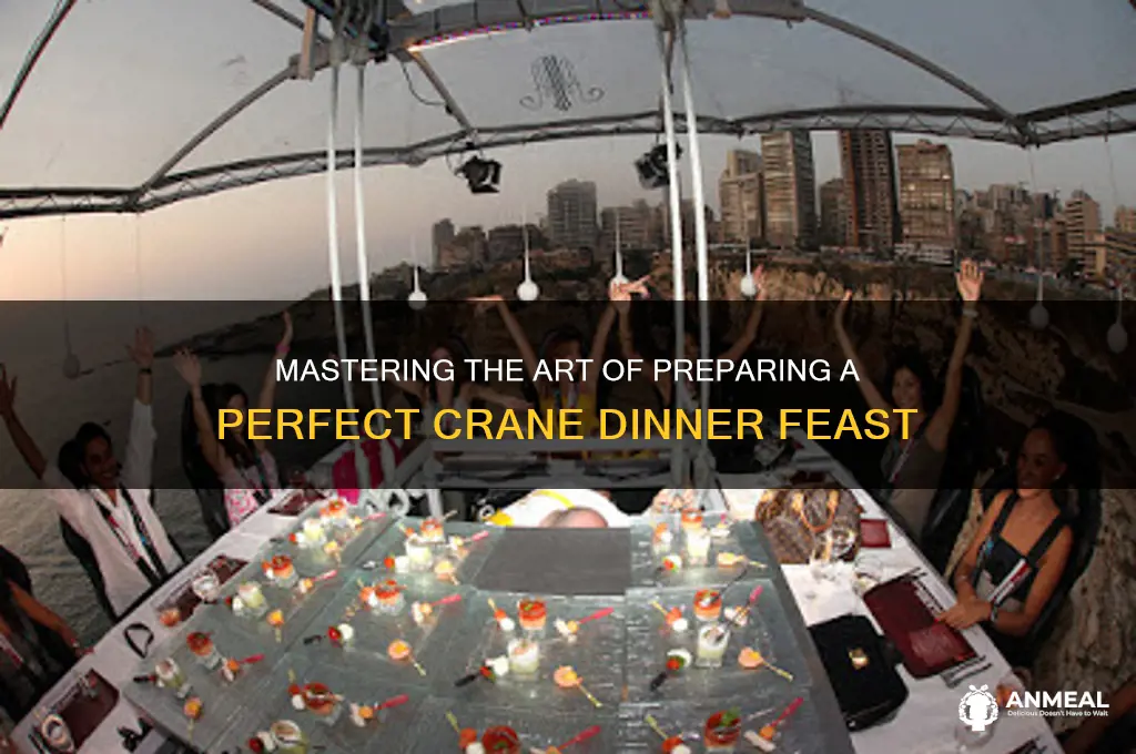 how to prepare crane dinner