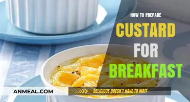 Easy Homemade Custard Breakfast Recipe: Quick, Creamy, and Delicious