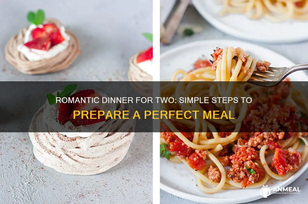 how to prepare dinner for two