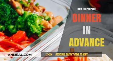 Effortless Meal Prep: Smart Tips for Preparing Dinner in Advance