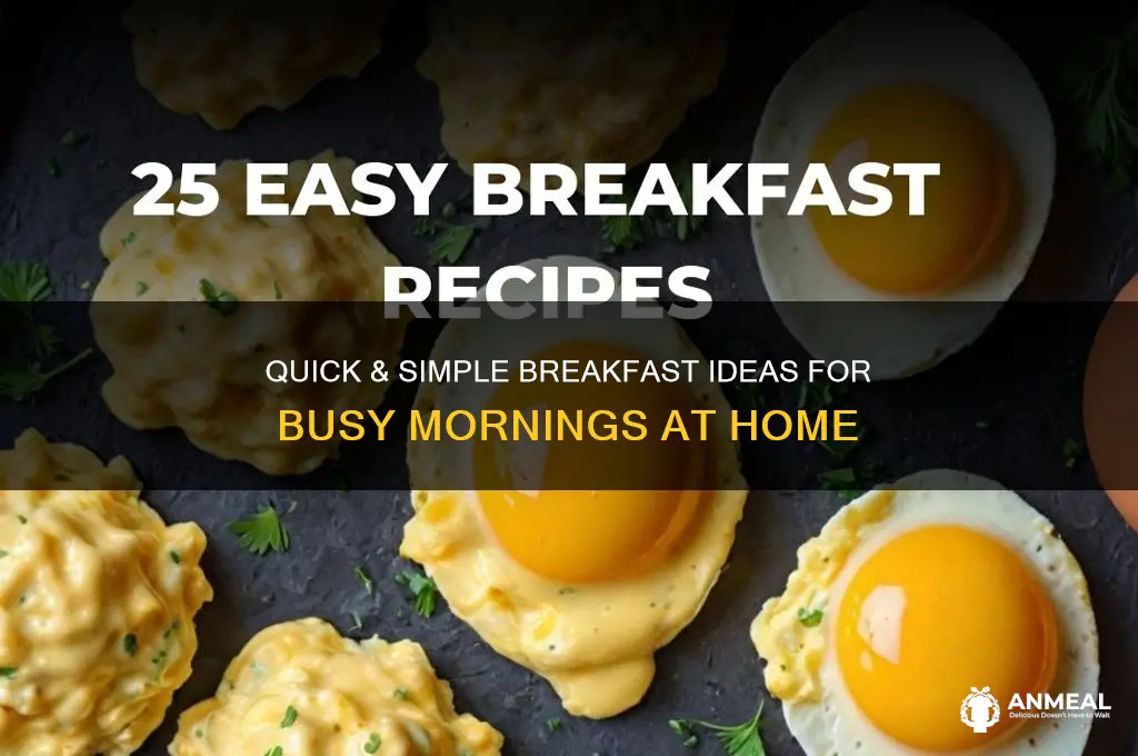 how to prepare easy breakfast at home