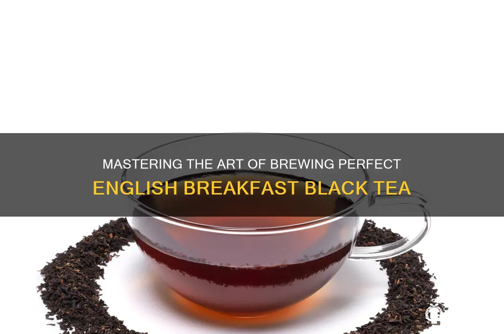 how to prepare english breakfast black tea
