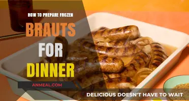 Quick & Easy Frozen Bratwurst Dinner Prep Guide
