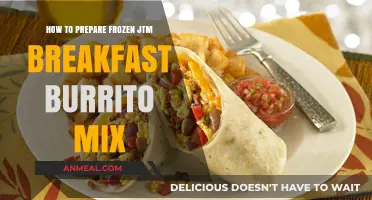 Quick & Easy: Preparing JTM Frozen Breakfast Burrito Mix at Home