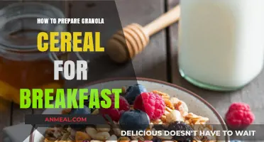 Easy Homemade Granola Cereal Recipe for a Healthy Breakfast