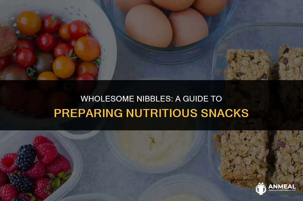 how to prepare healthy snacks