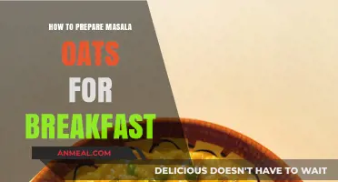 Spicy Morning Delight: Quick Masala Oats Breakfast Recipe Guide