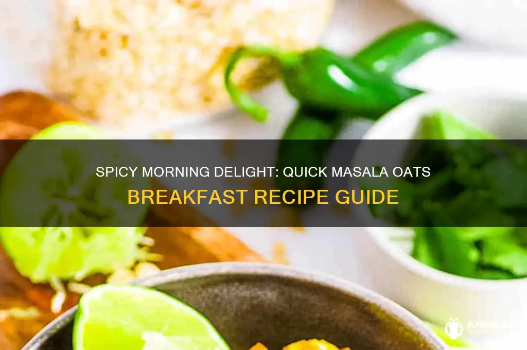 how to prepare masala oats for breakfast