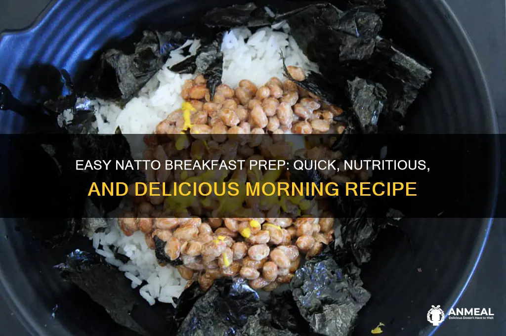 how to prepare natto breakfast