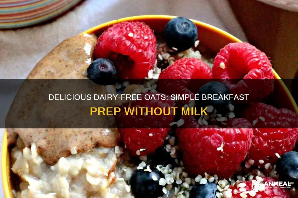 how to prepare oats for breakfast without milk