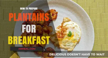 Easy Plantain Breakfast Prep: Sweet & Savory Morning Delights