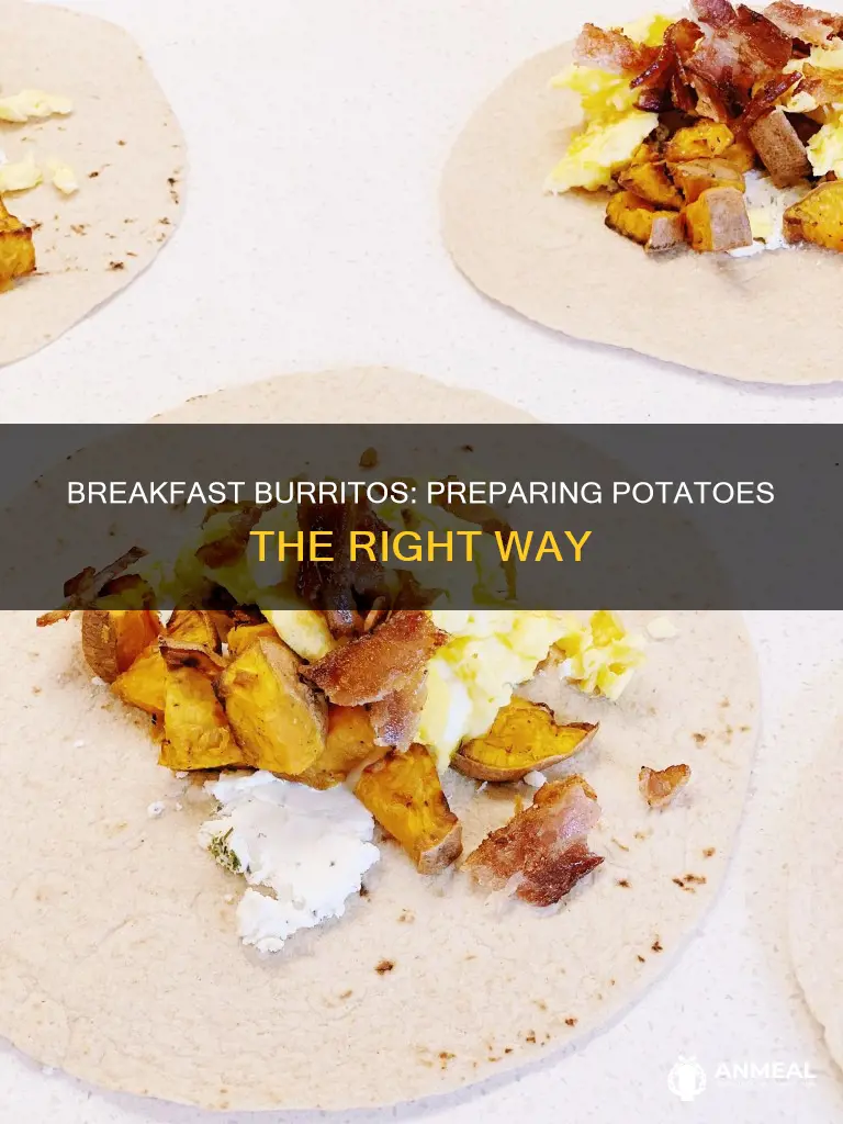 how to prepare potatoes for breakfast burritos