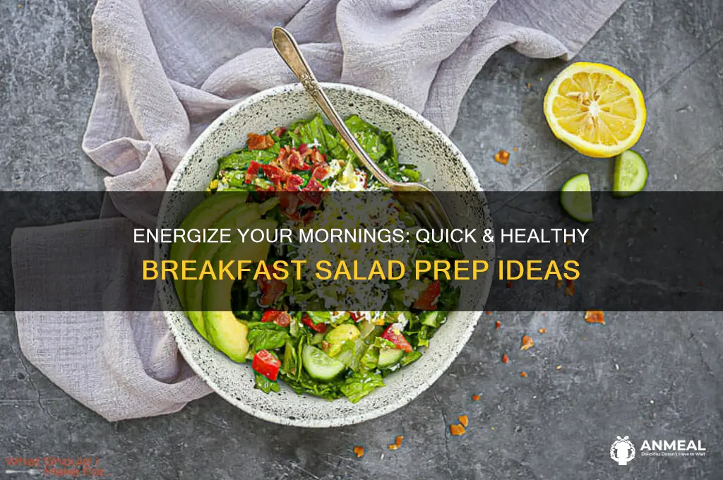 how to prepare salad for breakfast