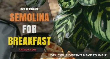 Quick & Easy Semolina Breakfast: Simple Prep Tips for Busy Mornings