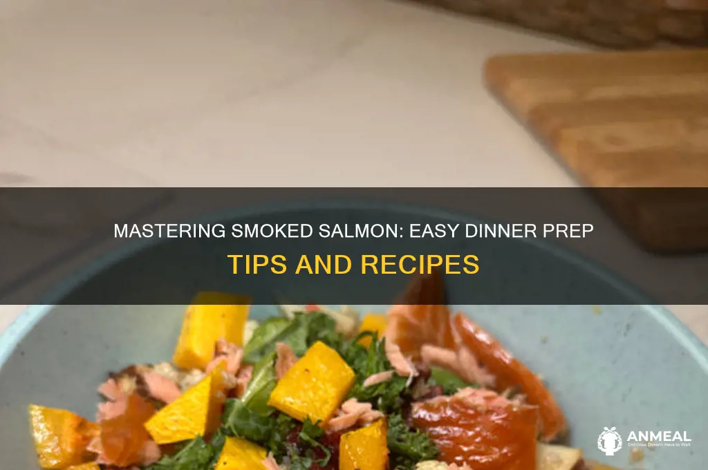 how to prepare smoked salmon for dinner