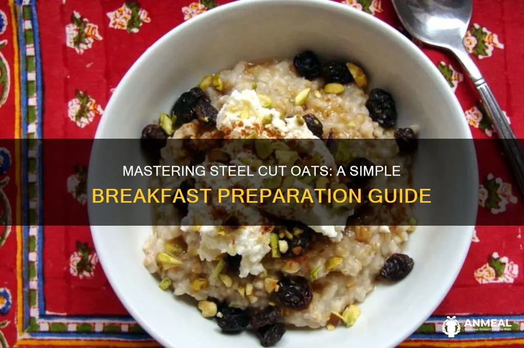 how to prepare steel cut oats for breakfast