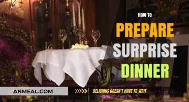 Crafting the Perfect Surprise Dinner: Tips for an Unforgettable Evening