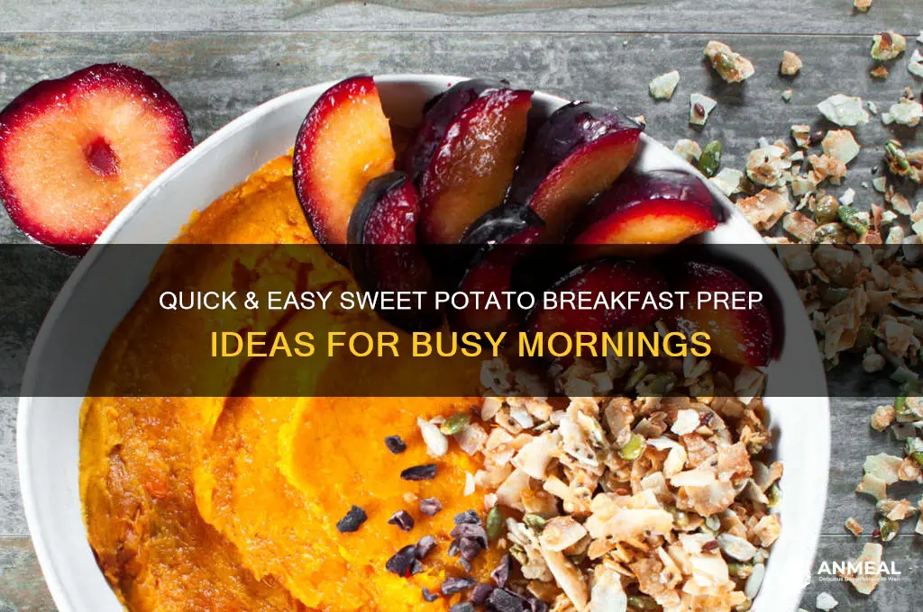 how to prepare sweet potatoes for breakfast