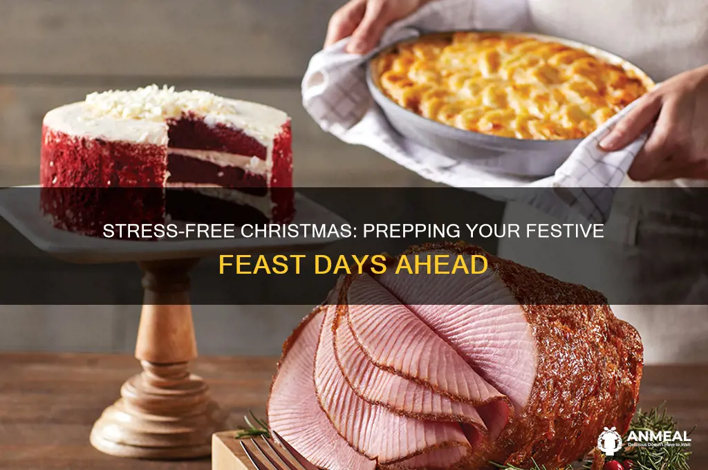 how to prepare xmas dinner in advance