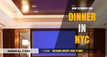 Prepay for NYC Dinner: Tips for Stress-Free Dining in the City
