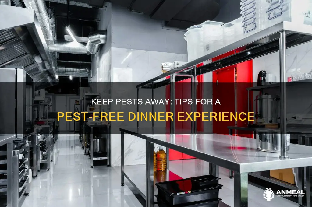how to prevent pests during dinner