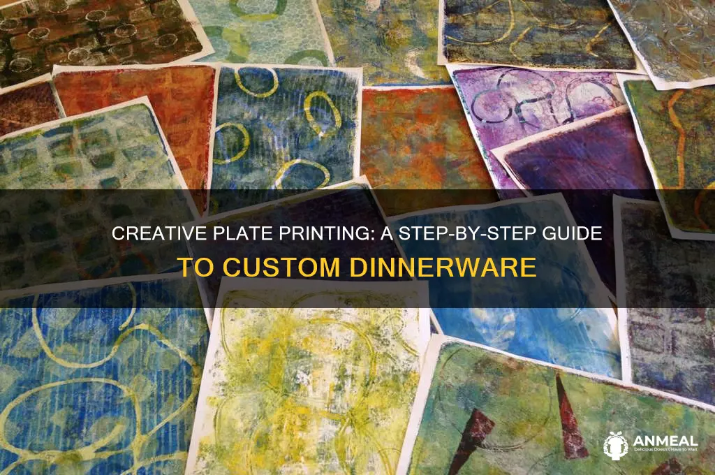 how to print on a dinner plate