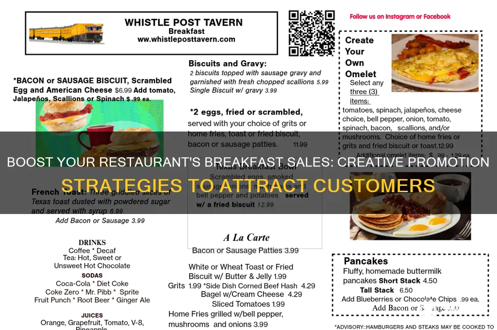 how to promote breakfast in a restaurant