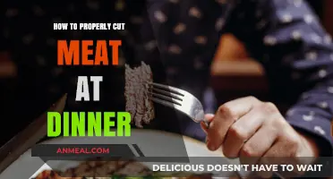 Mastering the Art of Cutting Meat: Dinner Etiquette Essentials