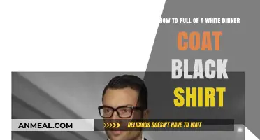 Mastering Elegance: Styling a White Dinner Coat with a Black Shirt