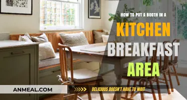 Transform Your Kitchen Breakfast Area with a Stylish Booth Setup