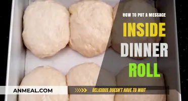 Creative Baking: Secretly Stuffing Messages Inside Dinner Rolls for Fun Surprises